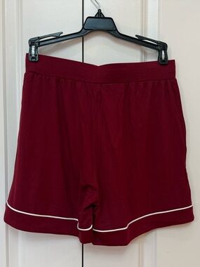 Cozy Earth Bamboo Classic Pajama Shorts Pomegranate XS